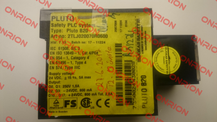 2TLJ020070R0600 obsolete/alternative 2TLA020070R4600  Jokab Safety (ABB)