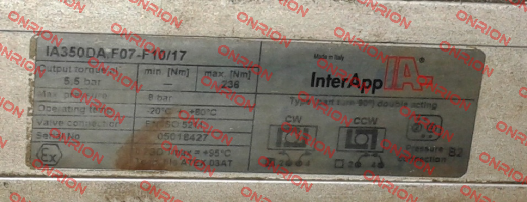 IA350DA F07-F10/17  obsolete/ replaced by IA350D.F07-F1017 InterApp