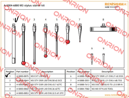 A-5003-0075  Renishaw