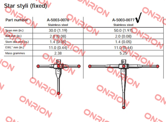 A-5003-0077 Renishaw