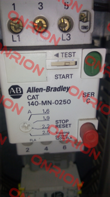 CAT 140-MN-0250 - old code, new code - 140M-C2E-B25  Allen Bradley (Rockwell)