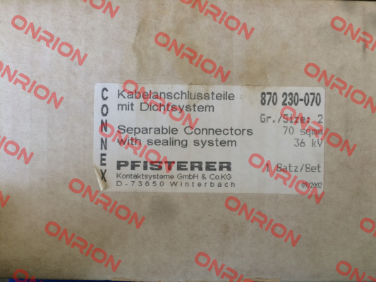 870 230-070 Pfisterer