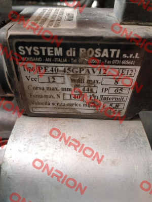 PE40-45GPAV12 System di Rosati