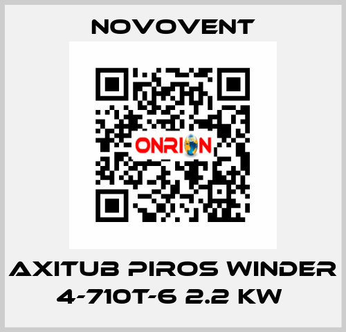 AXITUB PIROS WINDER 4-710T-6 2.2 KW  Novovent