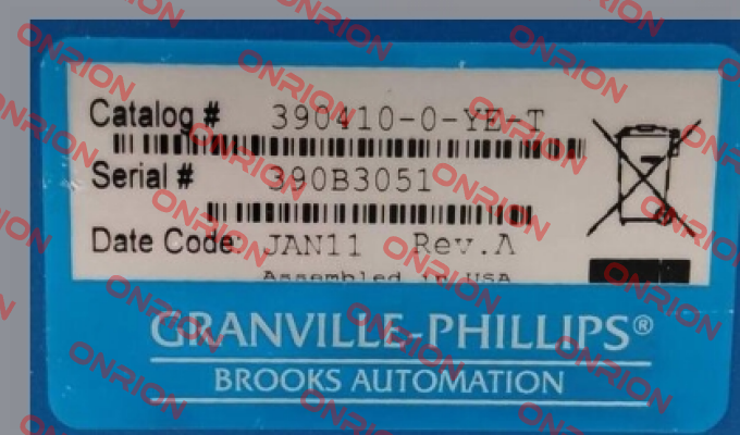 390410-0-YE-T    GRANVILLE PHILLIPS