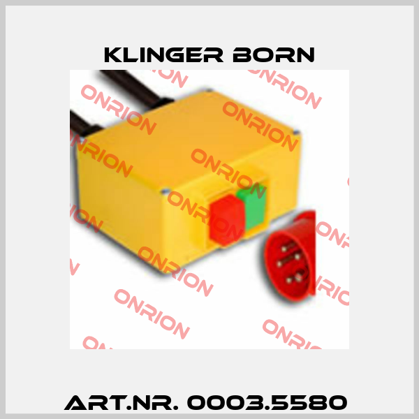 Art.Nr. 0003.5580  Klinger Born