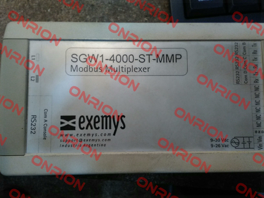 SGW1-4000-ST-MMP OLD, REPLACED BY SGW1-4B0-00-IA3-MMP  EXEMYS