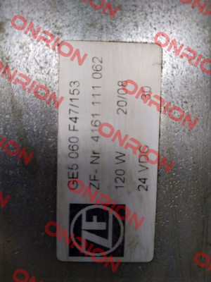 4161 111 062 obsolete, replaced by 4161.109.201 Zf