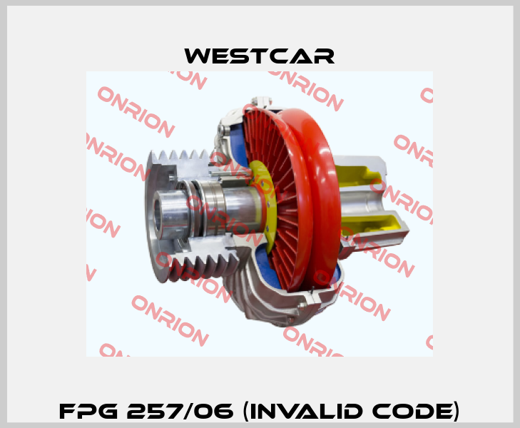 FPG 257/06 (invalid code) Westcar