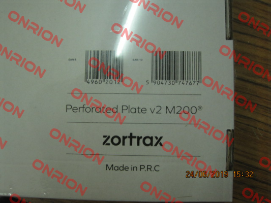 Perforated Plate v2 for M200 Zortrax