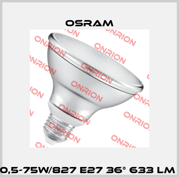 LED Parathom PAR30 10,5-75W/827 E27 36° 633 lm warm white dimmable Osram