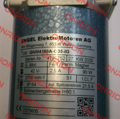 GNM 4150A Engel Motor