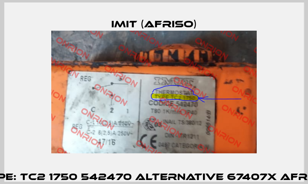 Type: TC2 1750 542470 alternative 67407X AFRISO IMIT (Afriso)