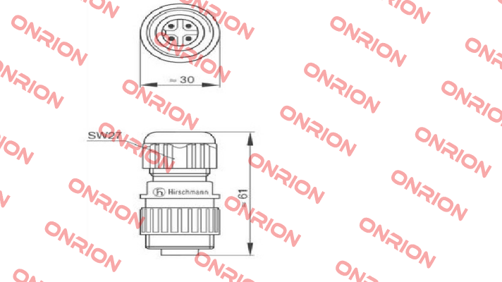 CA 3 LS   900368  Belden (Lumberg / Hirschmann)