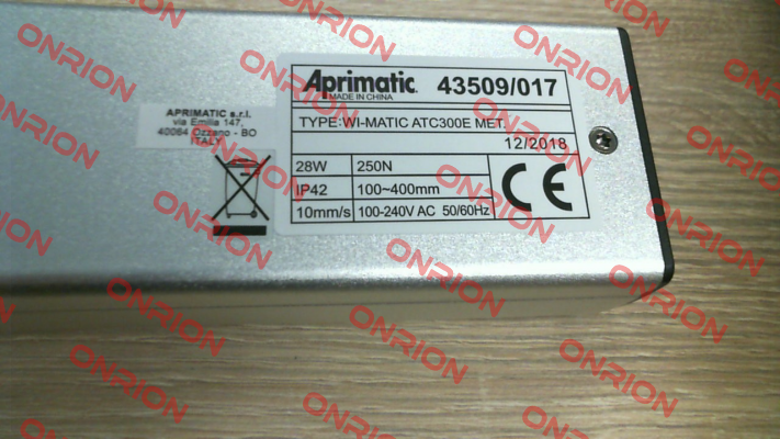 43509/017 Aprimatic