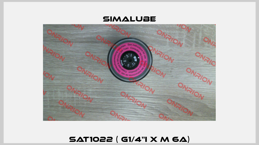 SAT1022 ( G1/4"i x M 6a) Simalube