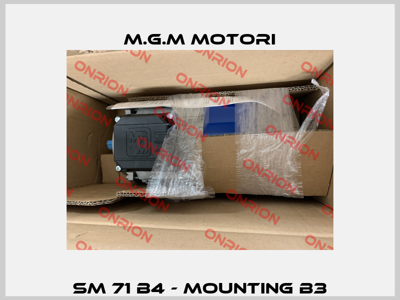 SM 71 B4 - mounting B3 M.G.M MOTORI
