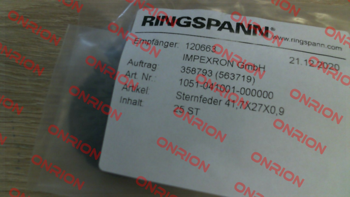 1051-041001-000000 Ringspann