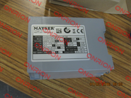 SG-EFS 104 ZK2/1 24 V AC/DC/Pb-Free 1,2 kOhm Mayser