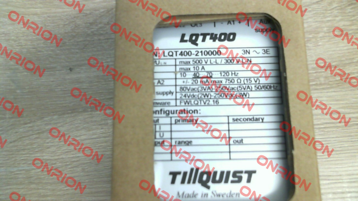 LQT400 Tillquist