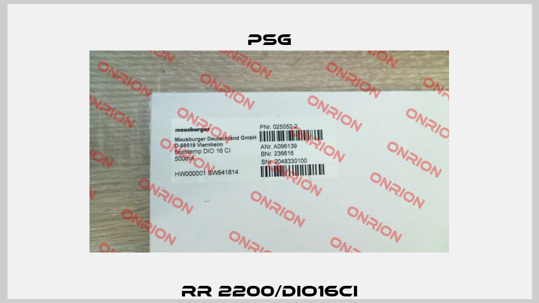 RR 2200/DIO16CI PSG