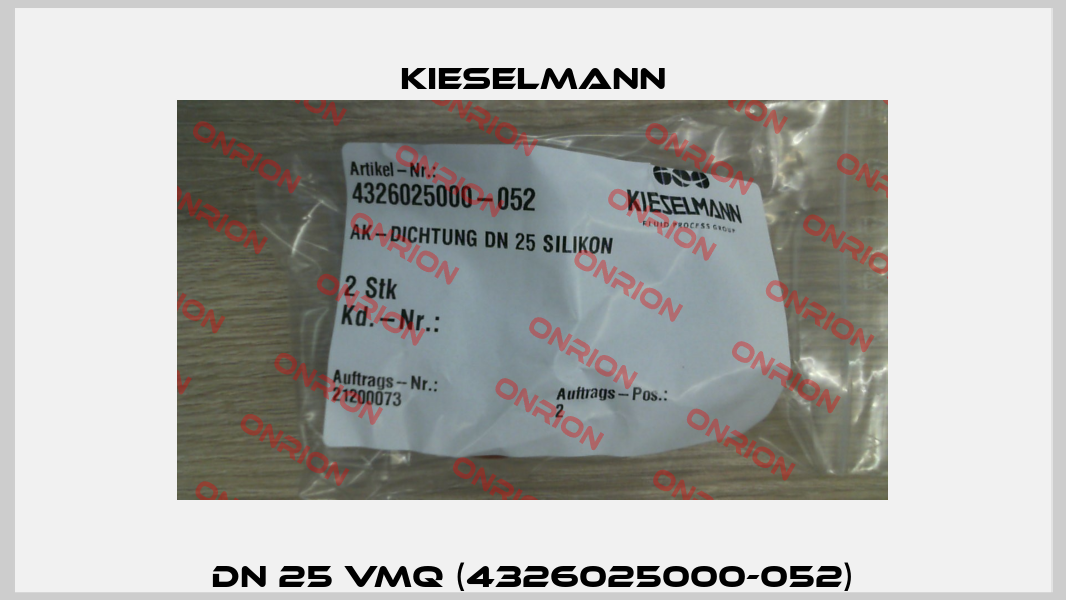 DN 25 VMQ (4326025000-052) Kieselmann