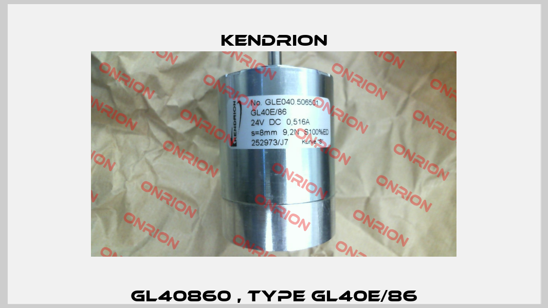 GL40860 , type GL40E/86 Kendrion