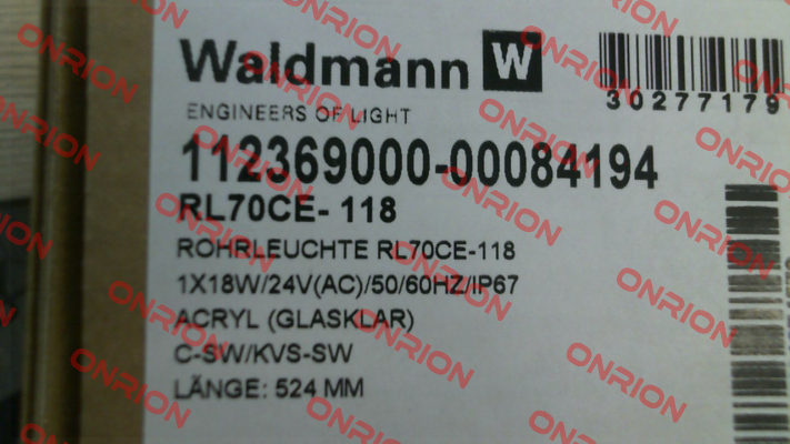 RL70CE-118　№112369000-00084194 Waldmann