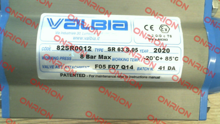 82SR0012 Valbia