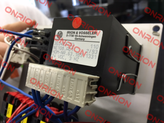 NE108.A01, 24VDC, 3 Hz obsolete replaced by MV.051.197 /01  OEM Irion-Vosseler