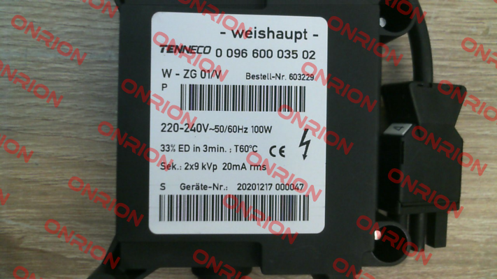 603 228 Weishaupt