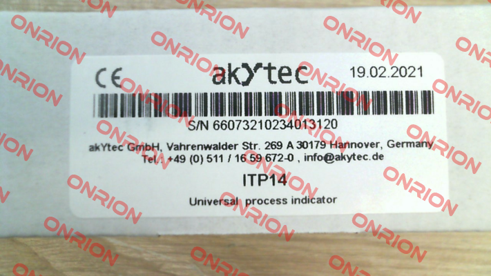 Nr. 66073 Type ITP14 AkYtec