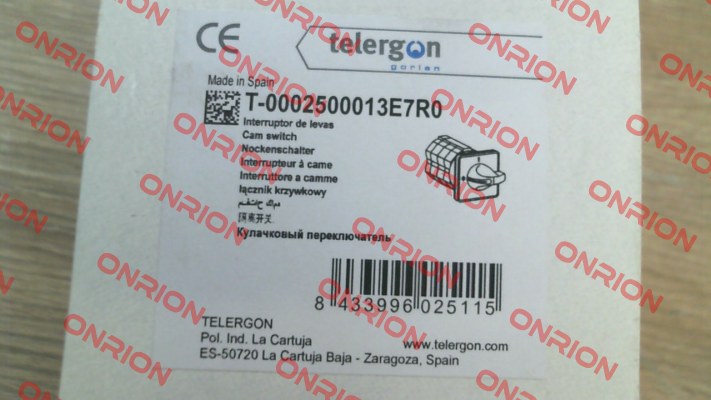 T-0002500013E7R0 Telergon