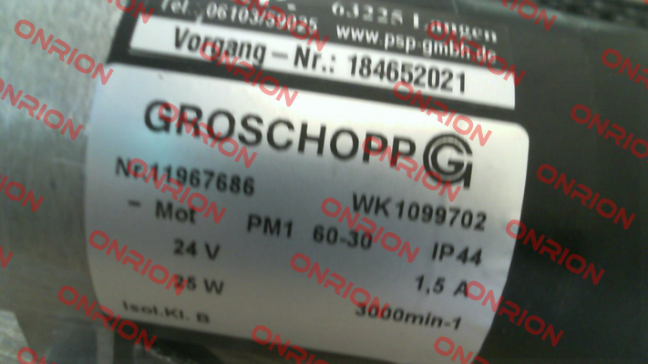 PM1 60-30 Groschopp