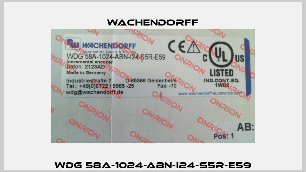 WDG 58A-1024-ABN-I24-S5R-E59 Wachendorff
