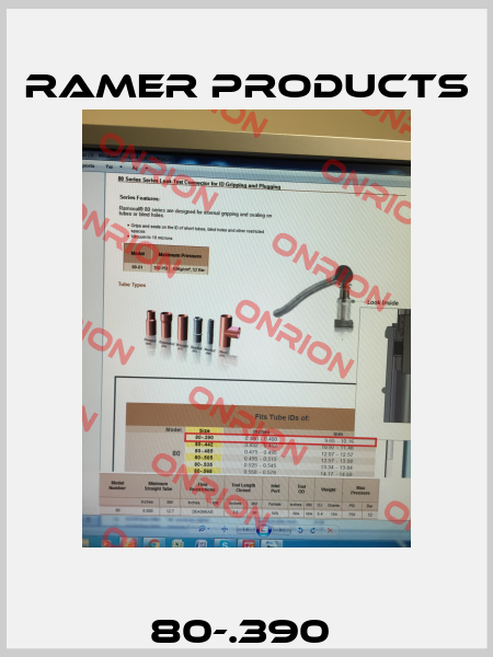 80-.390  Ramer Products