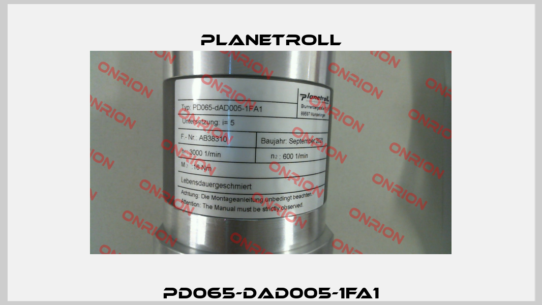 PD065-dAD005-1FA1 Planetroll