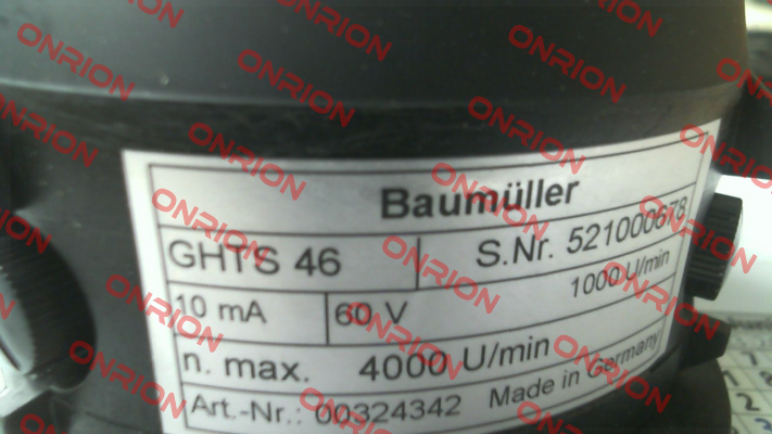 GHTS 46 60 V 1000 U Baumüller