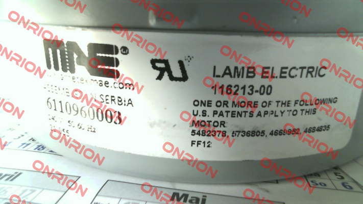 116213­-00 Lamb Electric