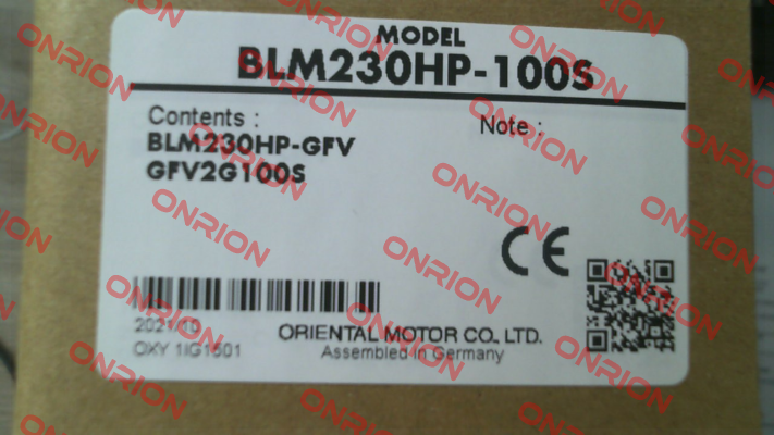 BLM230HP-100S (BLM230HP-GFV +GFV2G100S) Oriental Motor