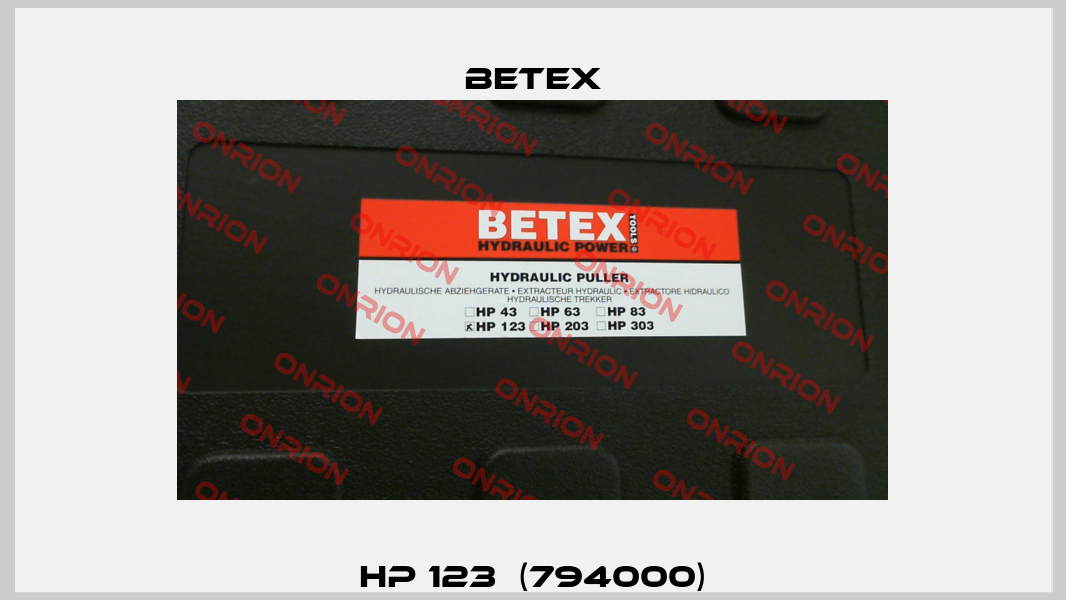 HP 123  (794000) BETEX