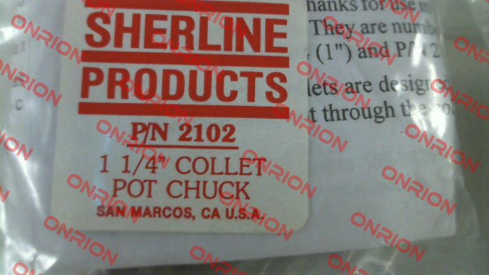 2102 Sherline Products
