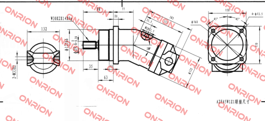 (4867868)  A2F45W1P2  Rexroth