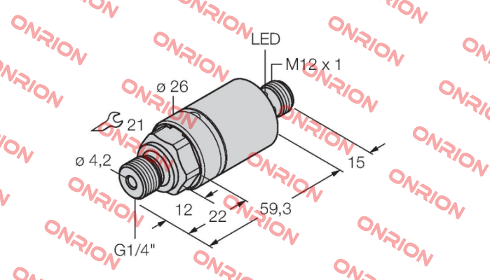 PC025V-204-2UPN8X-H1141 Turck