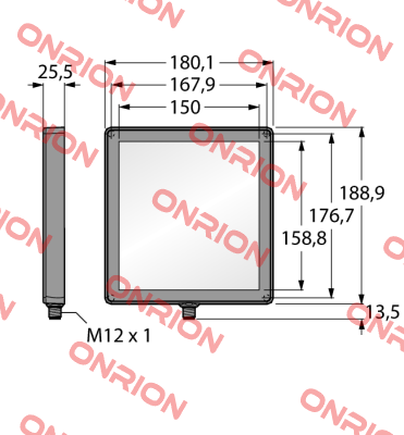 LEDIB150X150PW2-XQ Turck