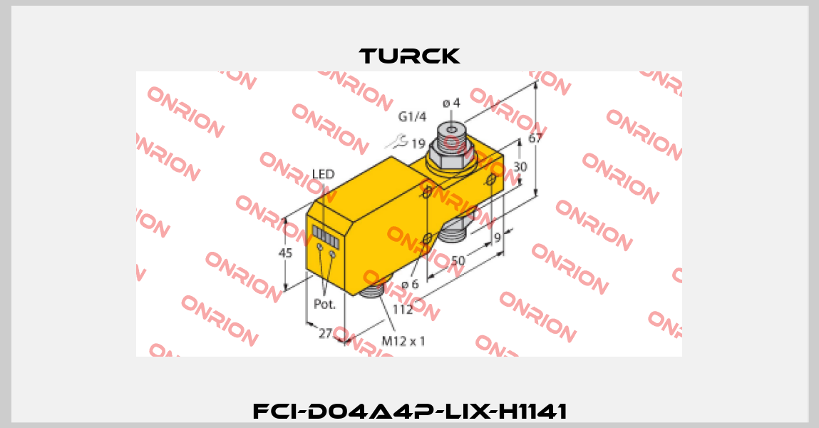 FCI-D04A4P-LIX-H1141 Turck