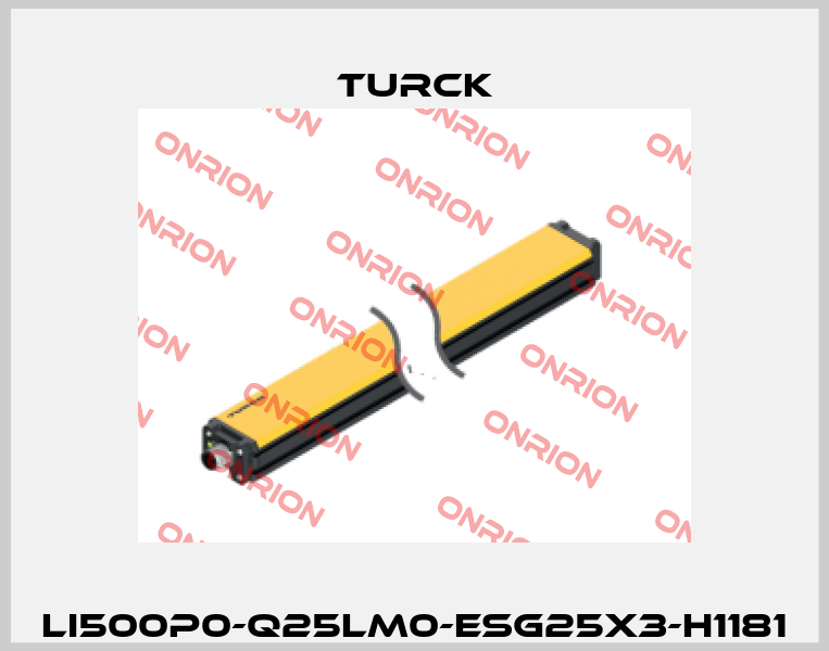 LI500P0-Q25LM0-ESG25X3-H1181 Turck