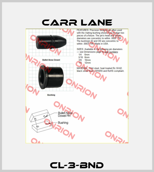 CL-3-BND Carr Lane