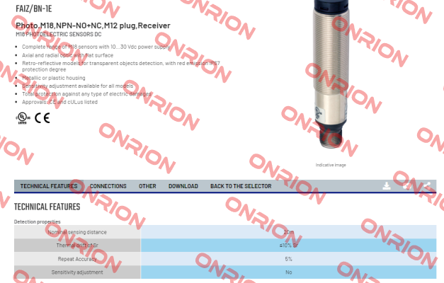 FAIZ/BN-1E Micro Detectors / Diell