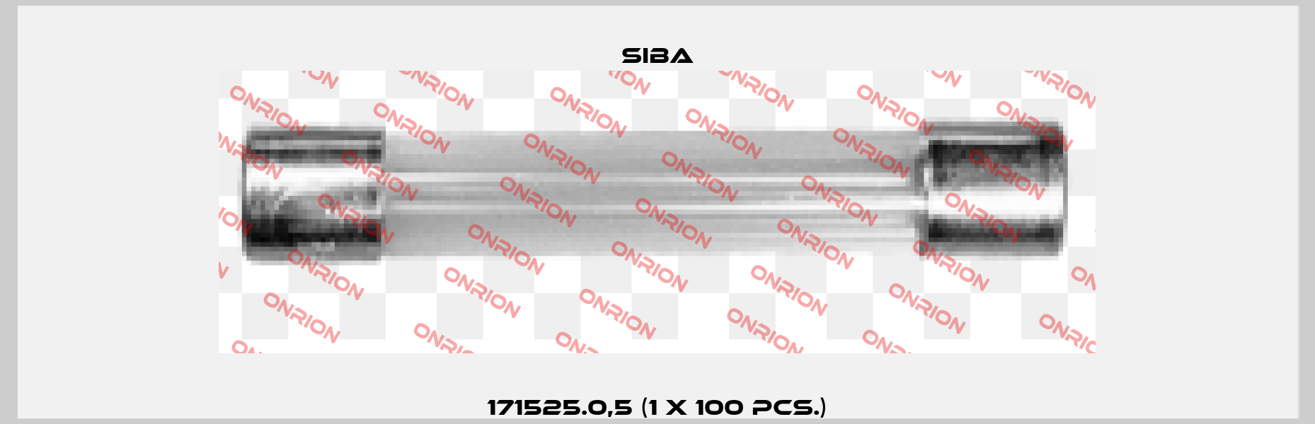 171525.0,5 (1 x 100 pcs.) Siba